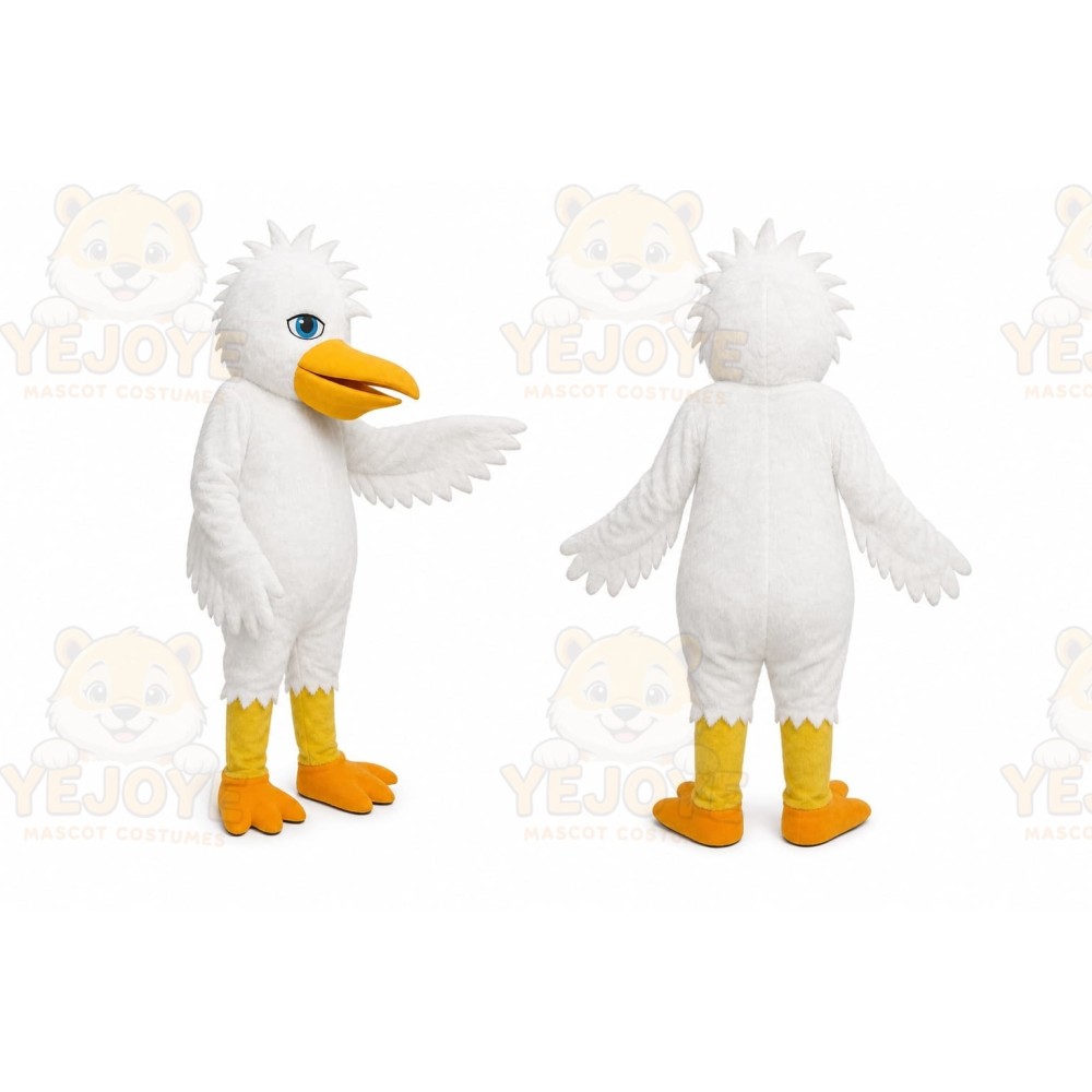 White Duck Mascot Costume