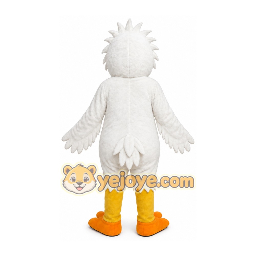 White Duck Mascot Costume White Duck Mascot Costume