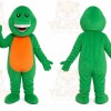 Green Dinosaur Mascot Costume