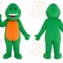 Green Dinosaur Mascot Costume