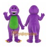 Purple Dinosaur Mascot Costume