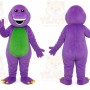 Purple Dinosaur Mascot Costume