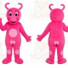 Pink Bear Mascot Costume