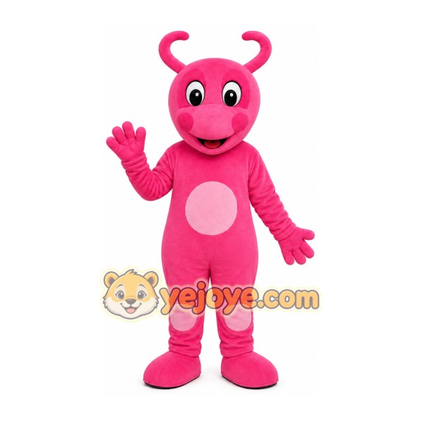 Pink Bear Mascot Costume Pink Bear Mascot Costume