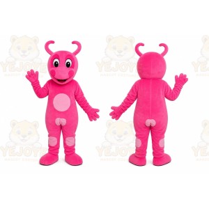 Pink Bear Mascot Costume