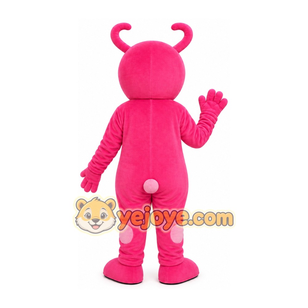 Pink Bear Mascot Costume