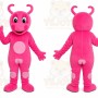 Pink Bear Mascot Costume