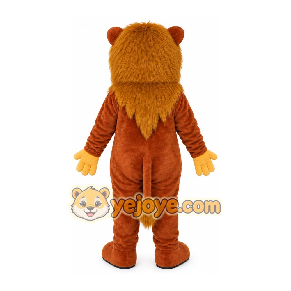 Brown Lion Mascot Costume