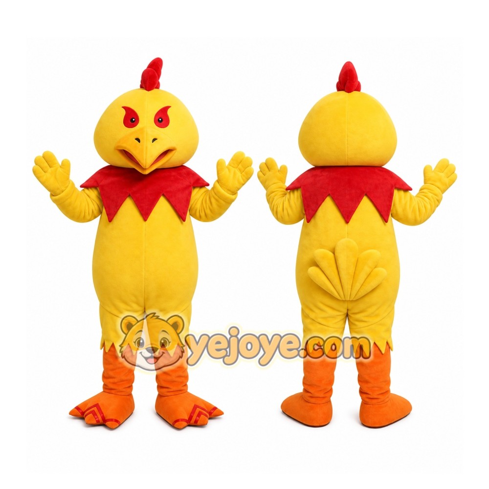 Yellow Chick Mascot Costume Yellow Chick Mascot Costume