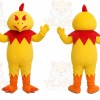 Yellow Chick Mascot Costume