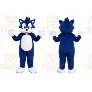 Blue Fox Mascot Costume