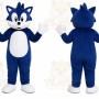 Blue Fox Mascot Costume