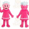 Pink Princess Girl Mascot Costume