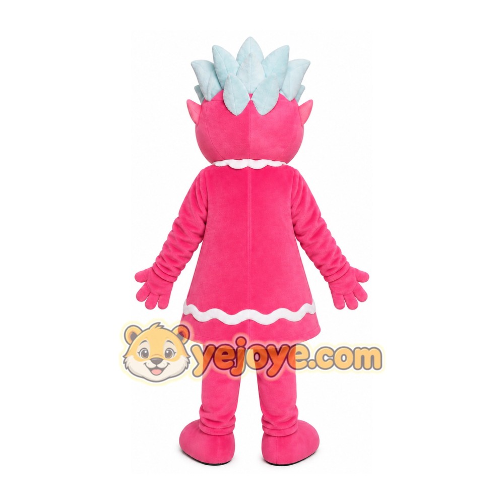 Pink Princess Girl Mascot Costume