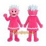 Pink Princess Girl Mascot Costume