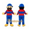 Striped Shirt Boy Mascot Costume