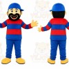 Striped Shirt Boy Mascot Costume