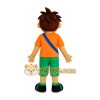 Adventure Boy Mascot Costume Adventure Boy Mascot Costume