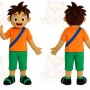 Adventure Boy Mascot Costume