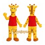 Yellow Giraffe Mascot Costume
