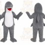 Gray Shark Mascot Costume