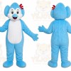 Friendly Blue Koala Mascot Costume Cartoon Animal Character Outfit