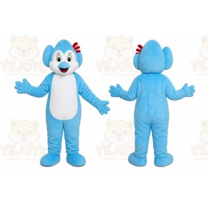 Friendly Blue Koala Mascot Costume Cartoon Animal Character Outfit