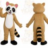 Tan Raccoon Mascot Costume