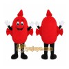 Red Drop Mascot Costume Red Drop Mascot Costume