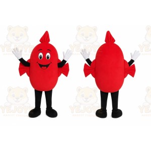 Red Drop Mascot Costume