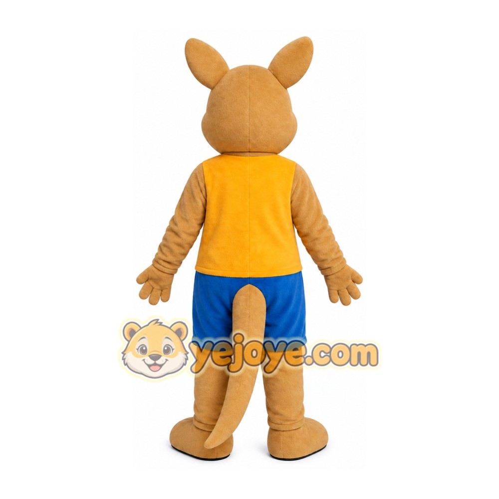 Brown Kangaroo Mascot Costume Brown Kangaroo Mascot Costume