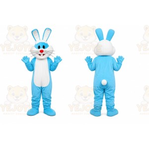 Blue Rabbit Mascot Costume