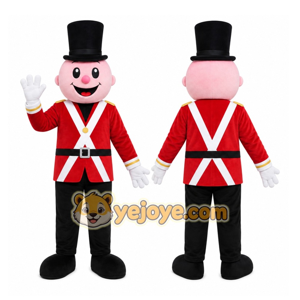 Toy Soldier Mascot Costume
