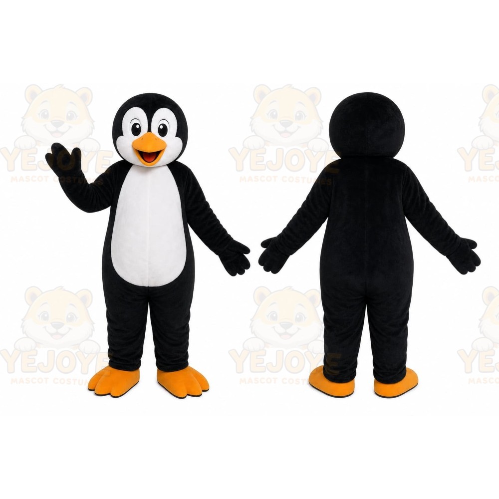 Black Penguin Mascot Costume