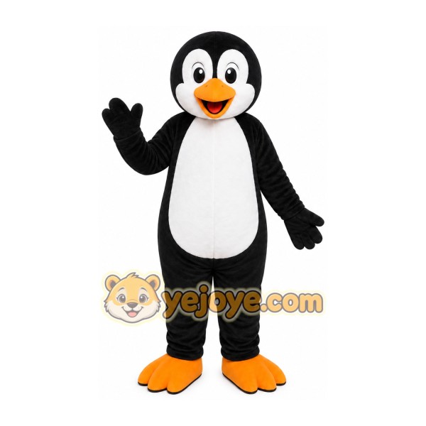 Black Penguin Mascot Costume