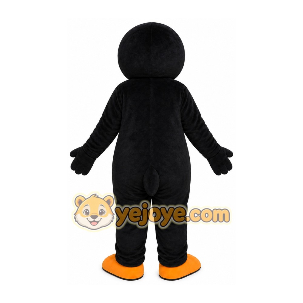 Black Penguin Mascot Costume Black Penguin Mascot Costume