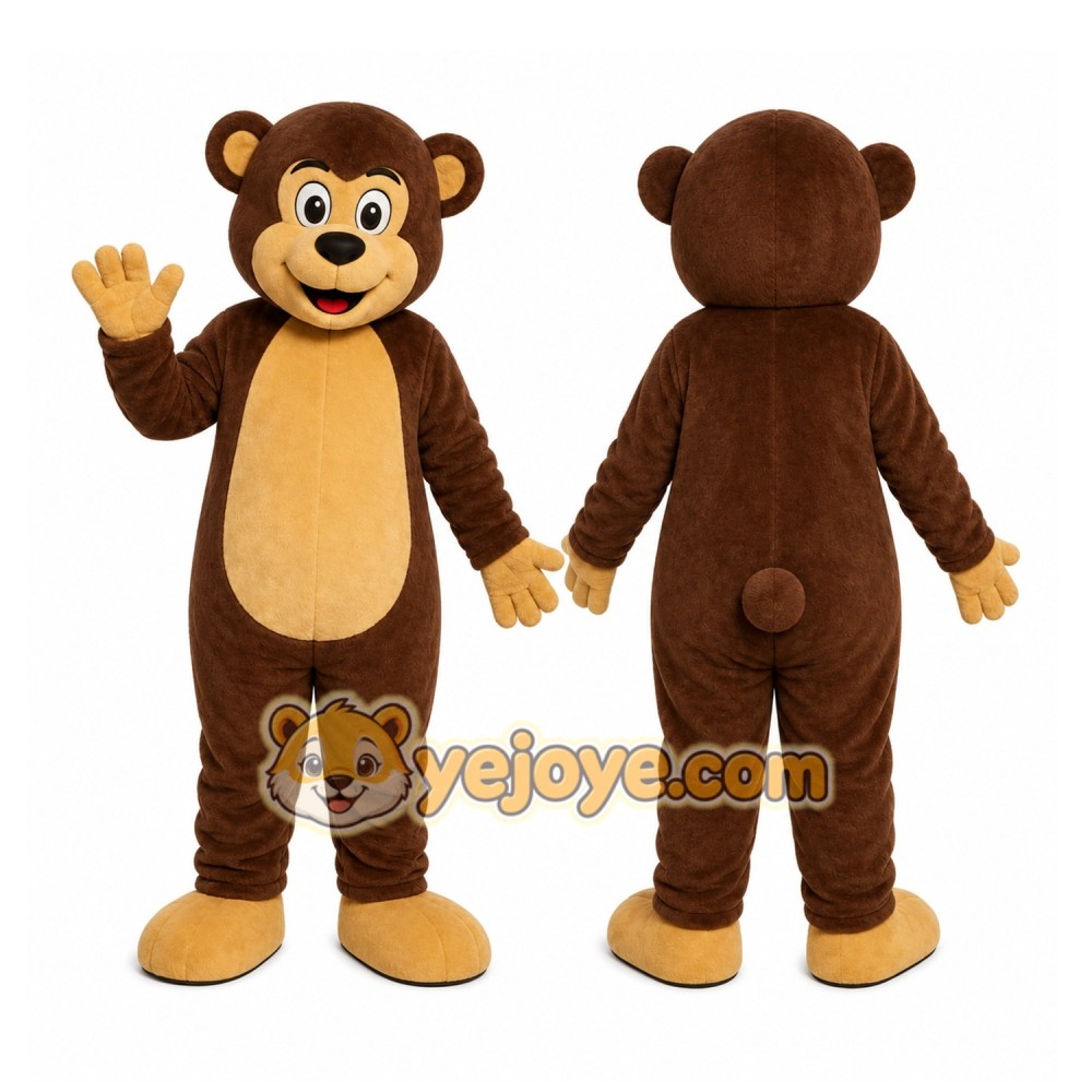 Brown Bear Mascot Costume Brown Bear Mascot Costume