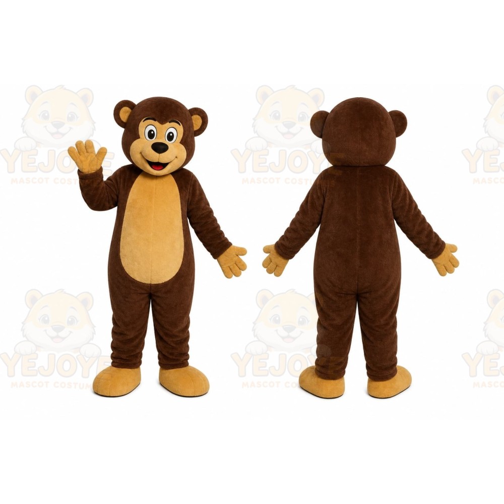 Brown Bear Mascot Costume