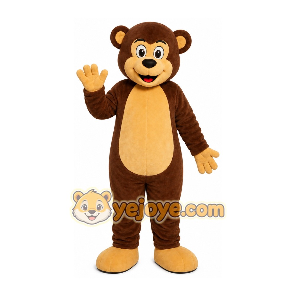 Brown Bear Mascot Costume Brown Bear Mascot Costume