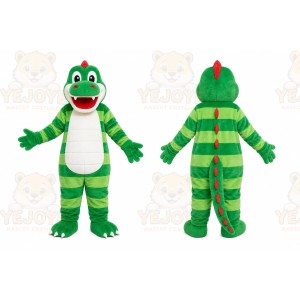 Green Alligator Mascot Costume