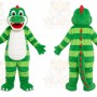 Green Alligator Mascot Costume