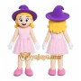 Purple Hat Girl Mascot Costume