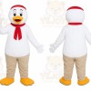 White Duck Scarf Mascot Costume