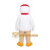 White Duck Scarf Mascot Costume