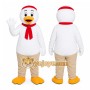 White Duck Scarf Mascot Costume