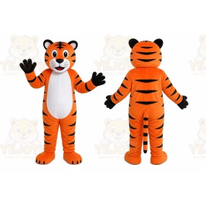 Orange Tiger Mascot Costume
