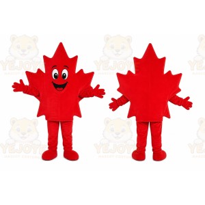 Red Maple Leaf Mascot Costume