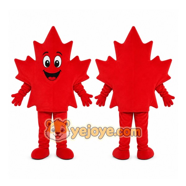 Red Maple Leaf Mascot Costume