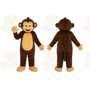 Brown Monkey Mascot Costume