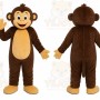 Brown Monkey Mascot Costume